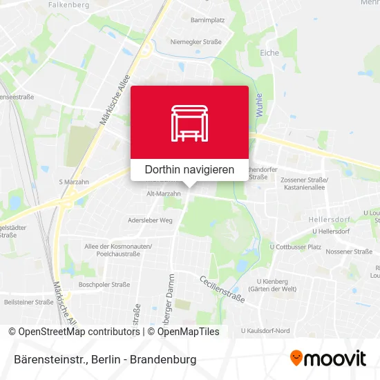 Bärensteinstr. Karte