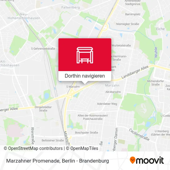 Marzahner Promenade Karte