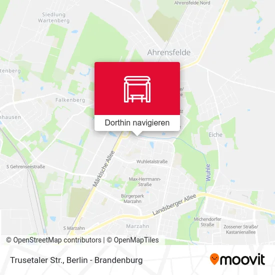 Trusetaler Str. Karte