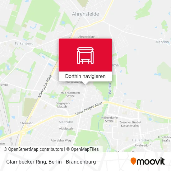 Glambecker Ring Karte