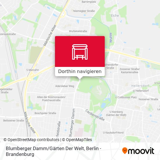 Blumberger Damm / Gärten Der Welt Karte
