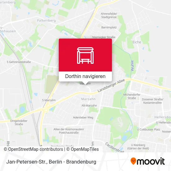 Jan-Petersen-Str. Karte