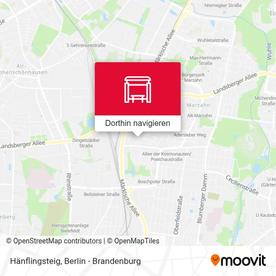 Hänflingsteig Karte