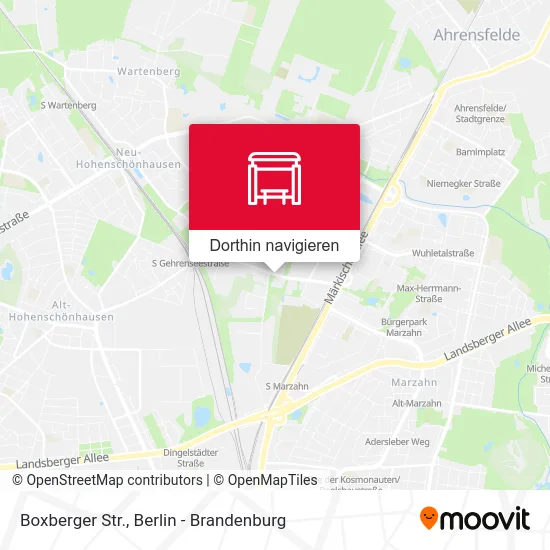 Boxberger Str. Karte