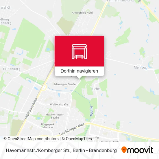 Havemannstr./Kemberger Str. Karte