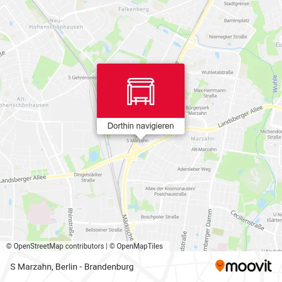 S Marzahn Karte