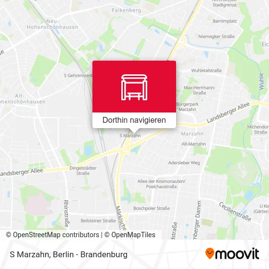 S Marzahn Karte