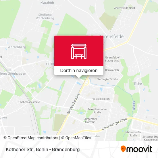 Köthener Str. Karte