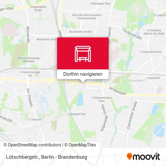 Lötschbergstr. Karte