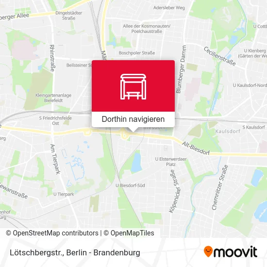 Lötschbergstr. Karte