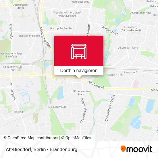 Alt-Biesdorf Karte