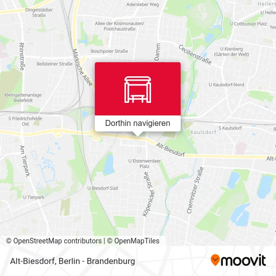 Alt-Biesdorf Karte