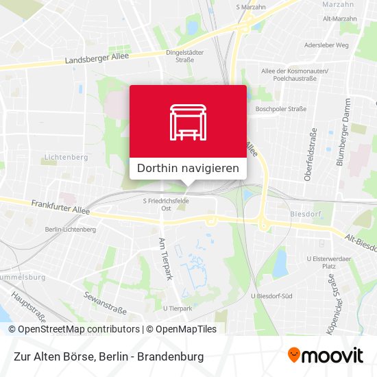 Zur Alten Börse Karte