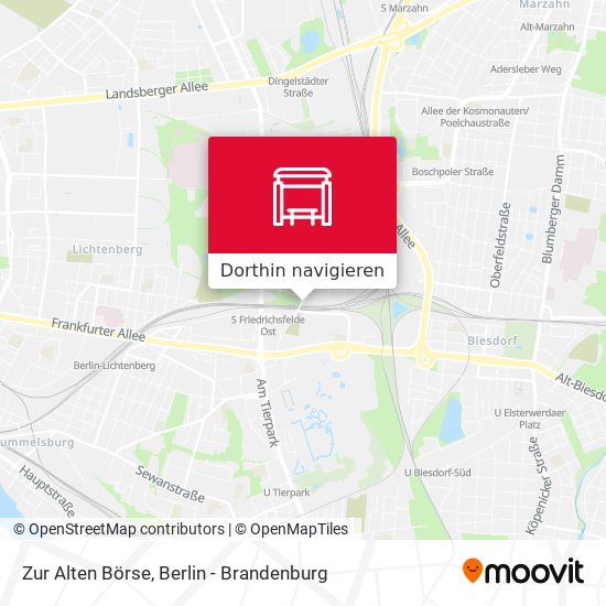 Zur Alten Börse Karte
