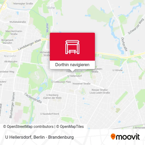U Hellersdorf Karte