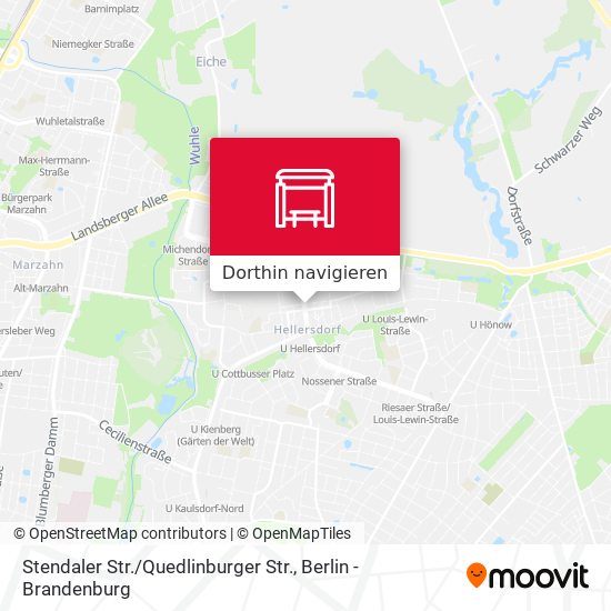 Stendaler Str. / Quedlinburger Str. Karte
