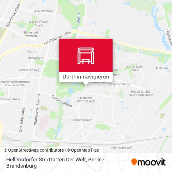 Hellersdorfer Str. / Gärten Der Welt Karte