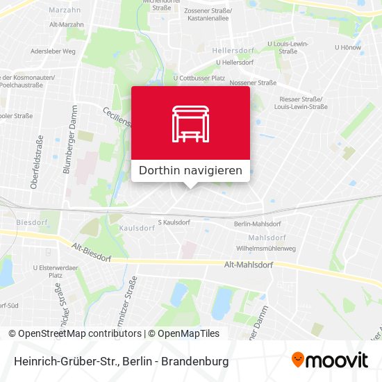 Heinrich-Grüber-Str. Karte