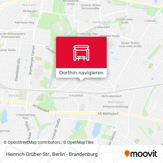 Heinrich-Grüber-Str. Karte