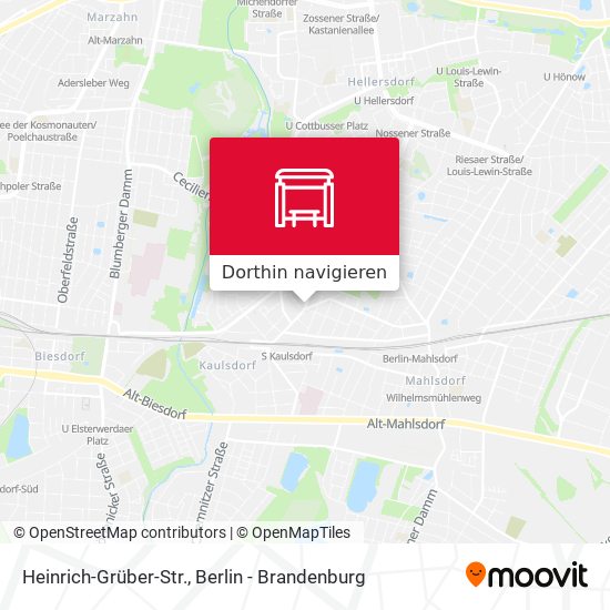 Heinrich-Grüber-Str. Karte