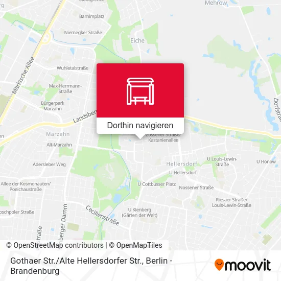 Gothaer Str. / Alte Hellersdorfer Str. Karte