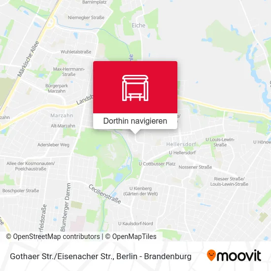 Gothaer Str./Eisenacher Str. Karte