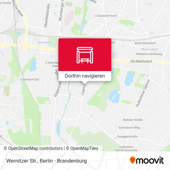 Wernitzer Str. Karte