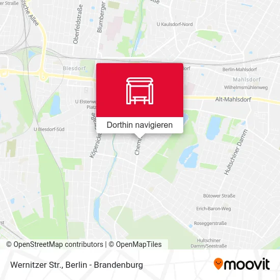 Wernitzer Str. Karte