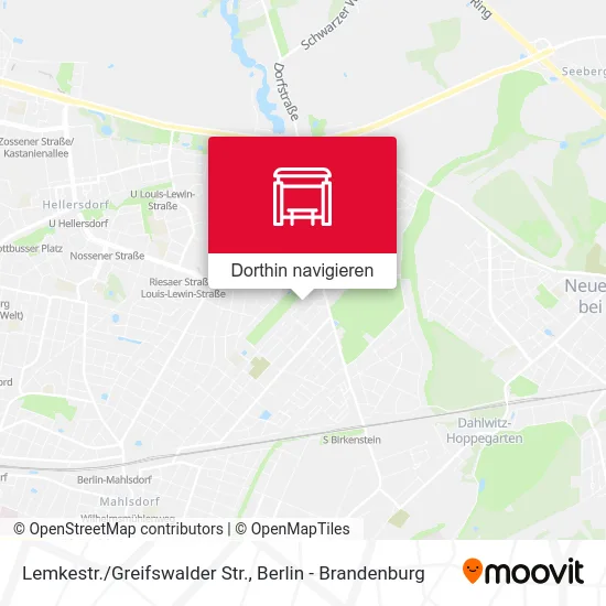 Lemkestr./Greifswalder Str. Karte