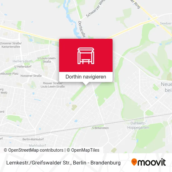 Lemkestr./Greifswalder Str. Karte