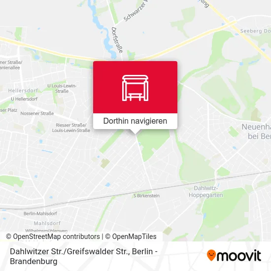 Dahlwitzer Str. / Greifswalder Str. Karte