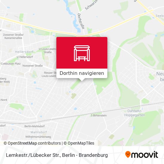 Lemkestr./Lübecker Str. Karte