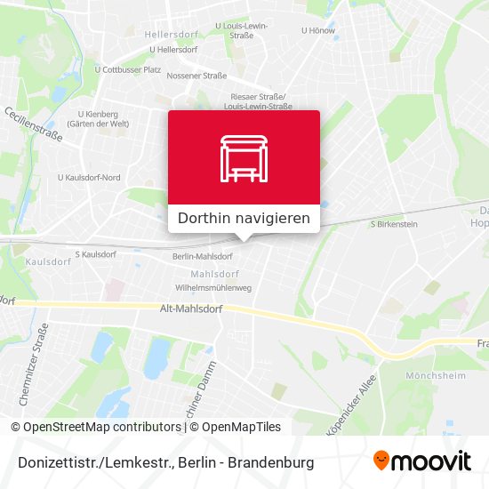 Donizettistr./Lemkestr. Karte