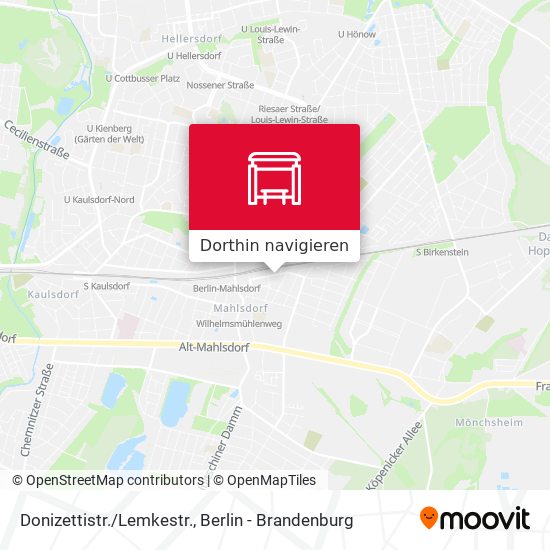 Donizettistr./Lemkestr. Karte