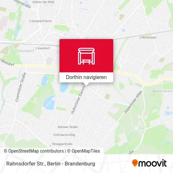 Rahnsdorfer Str. Karte