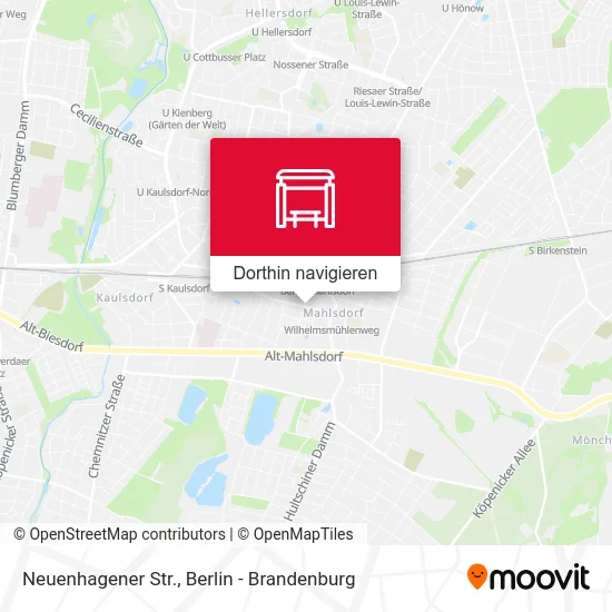 Neuenhagener Str. Karte