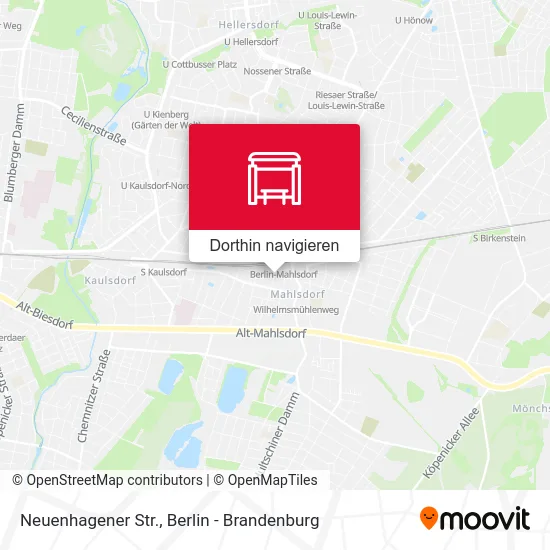 Neuenhagener Str. Karte