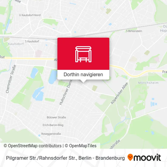 Pilgramer Str. / Rahnsdorfer Str. Karte