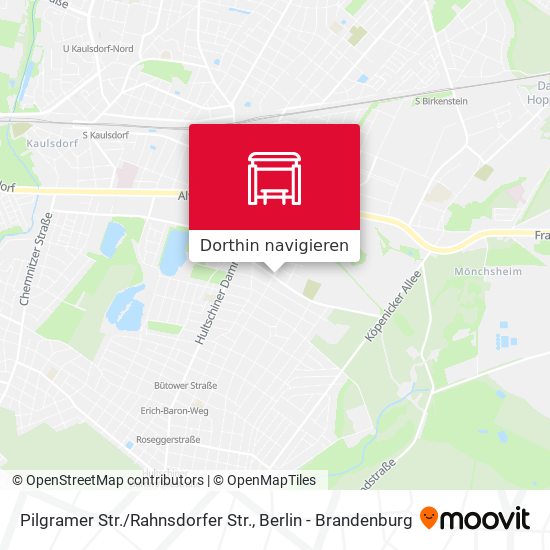 Pilgramer Str. / Rahnsdorfer Str. Karte