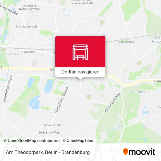 Am Theodorpark Karte