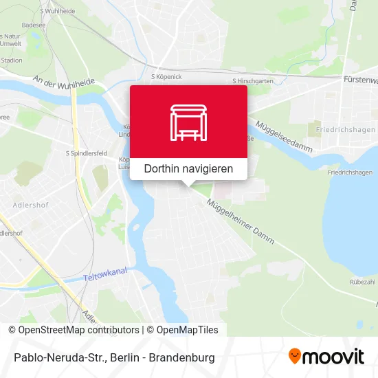 Pablo-Neruda-Str. Karte