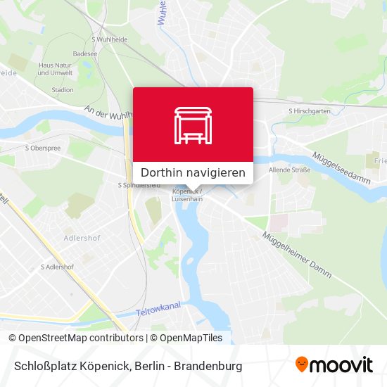 Schloßplatz Köpenick Karte