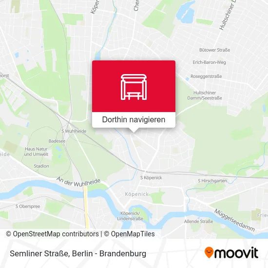 Semliner Straße Karte