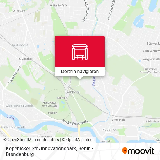 Köpenicker Str. / Innovationspark Karte