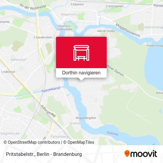 Pritstabelstr. Karte