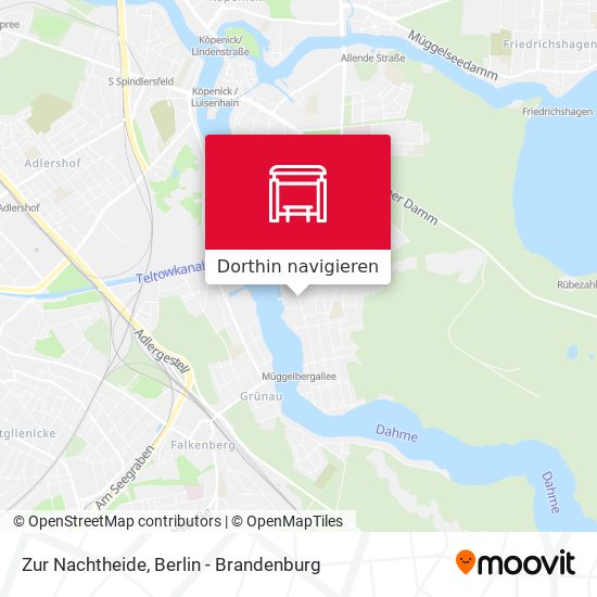 Zur Nachtheide Karte