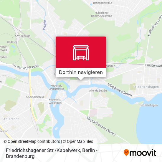 Friedrichshagener Str. / Kabelwerk Karte