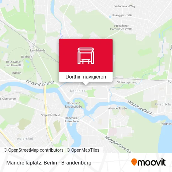 Mandrellaplatz Karte