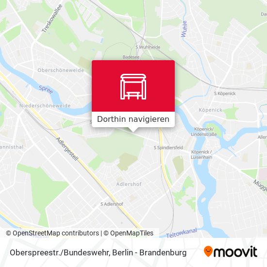 Oberspreestr./Bundeswehr Karte
