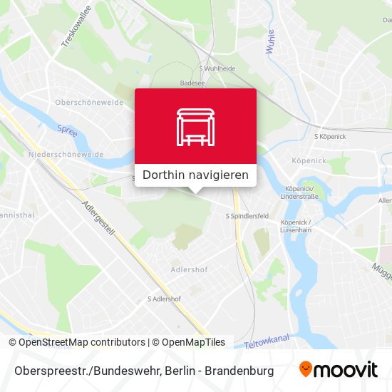 Oberspreestr./Bundeswehr Karte